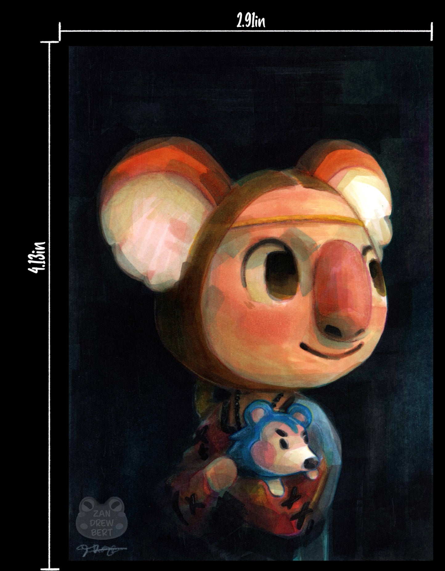 Koala with a Hedgehog