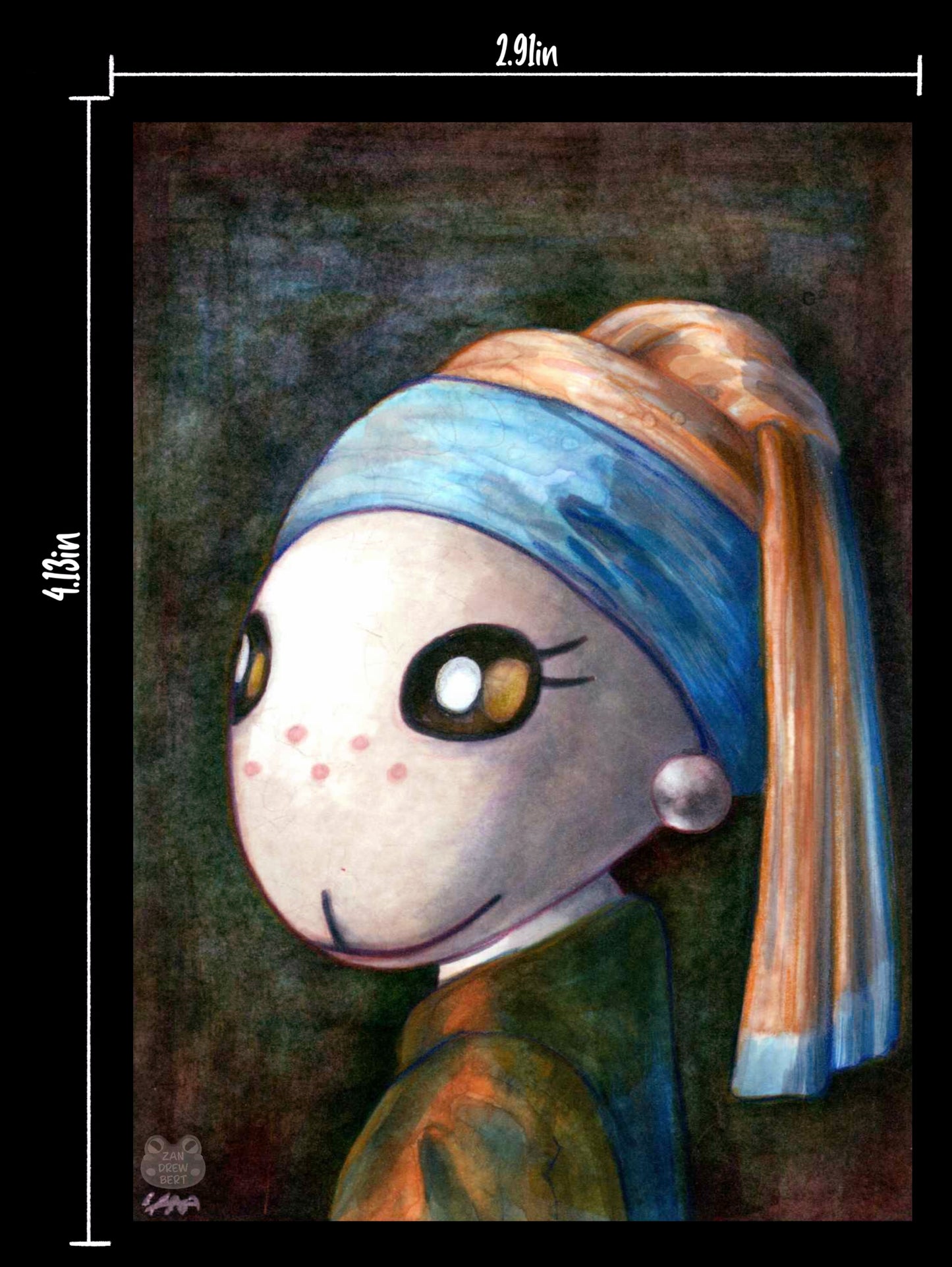 Chevre With the Pearl Earring Original