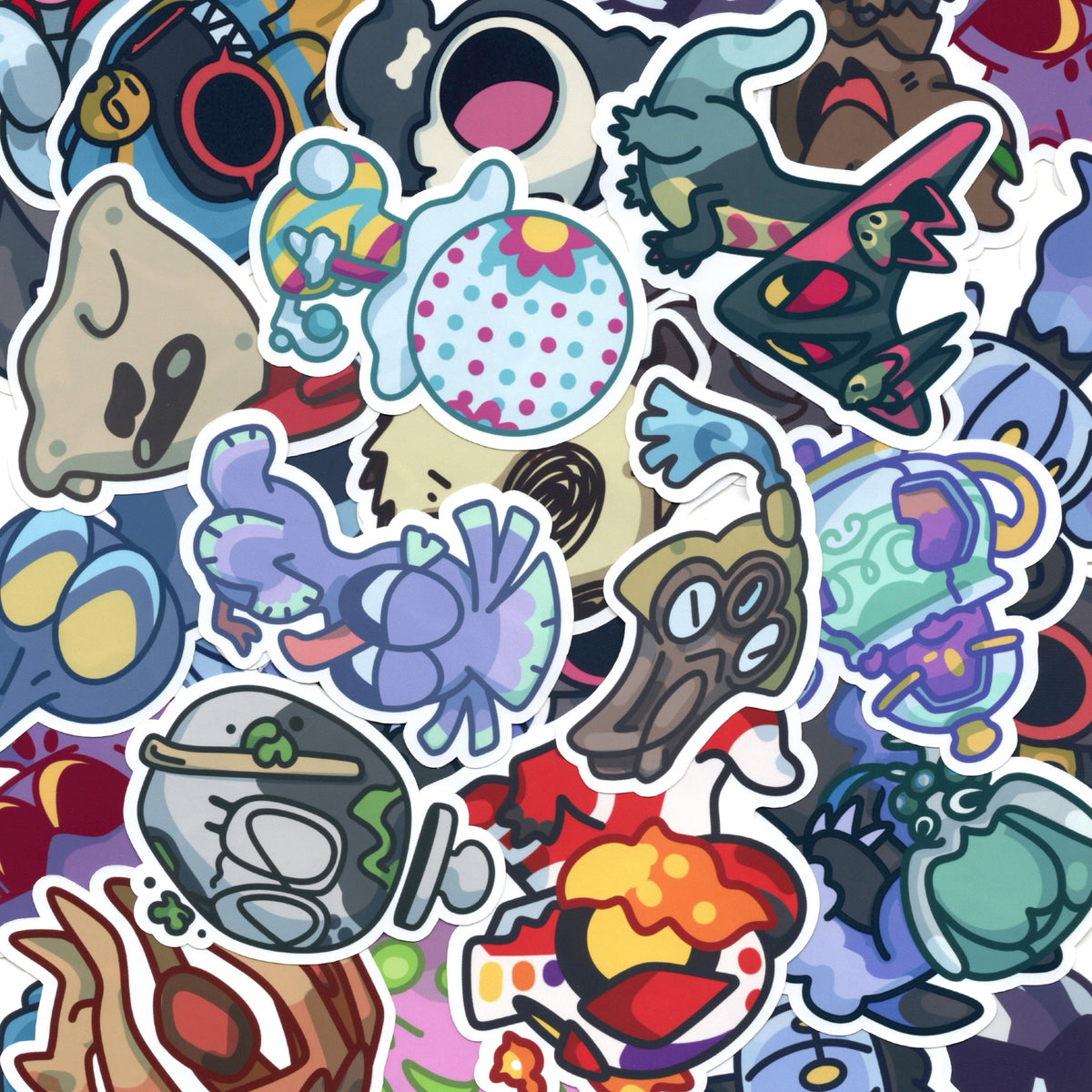 Ghost Type Pokemon Stickers