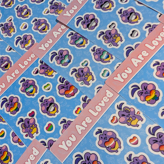 You Are Loved Sticker Sheet