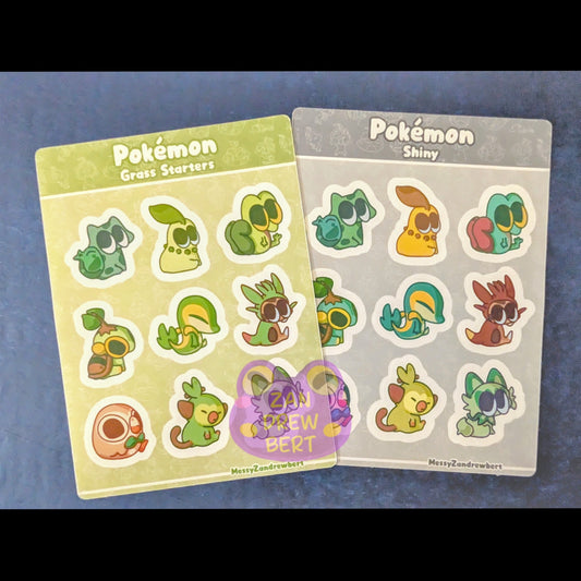 Grass Starters Sticker Sheet