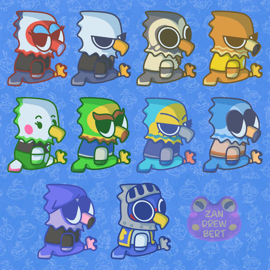 Eagle Villager Stickers