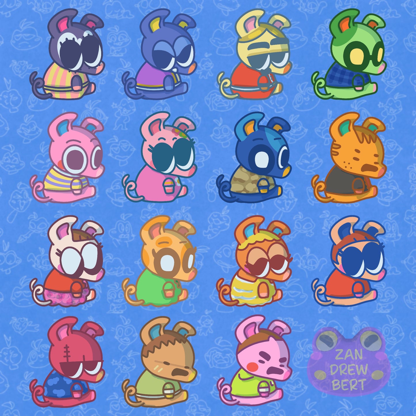 Pig Villager Stickers