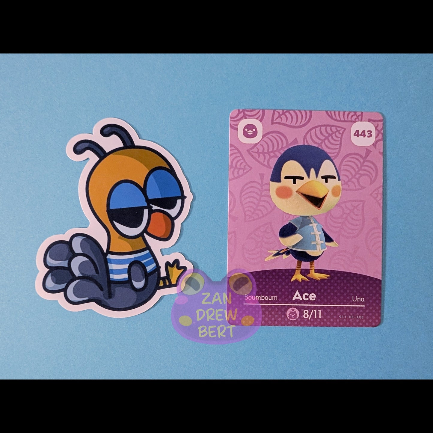 Ostrich Villager Stickers