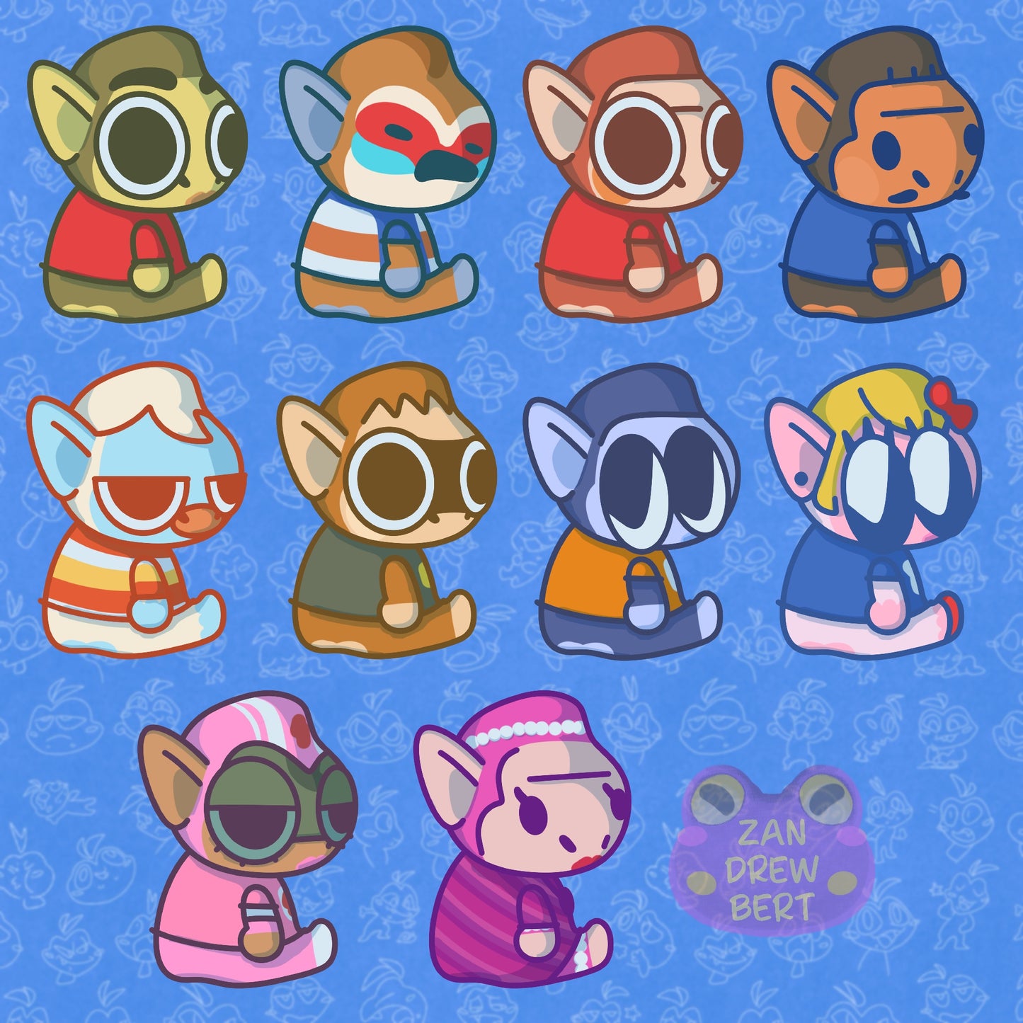 Gorilla Villager Stickers