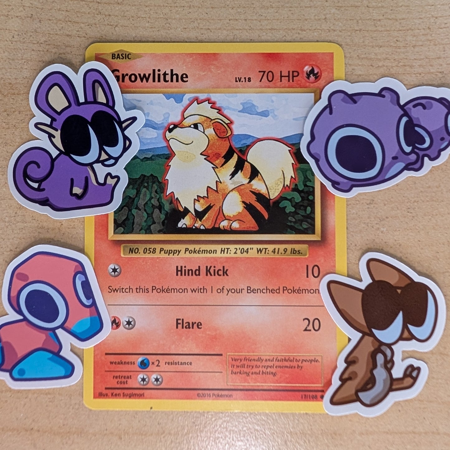 Your Pick 4 Pack Gen 1 Pokemon Stickers