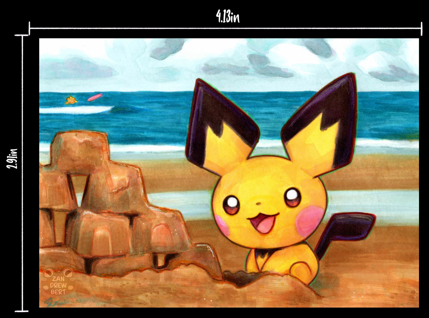 Sand Castle Pichu Original