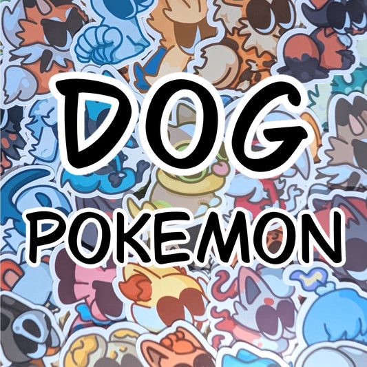Dog Pokemon Stickers