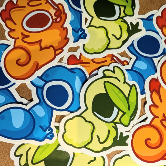 Gen 10 Starters Stickers
