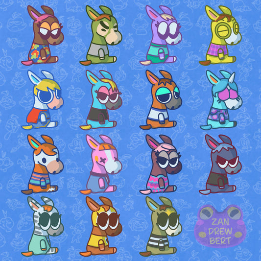 Horse Villager Stickers