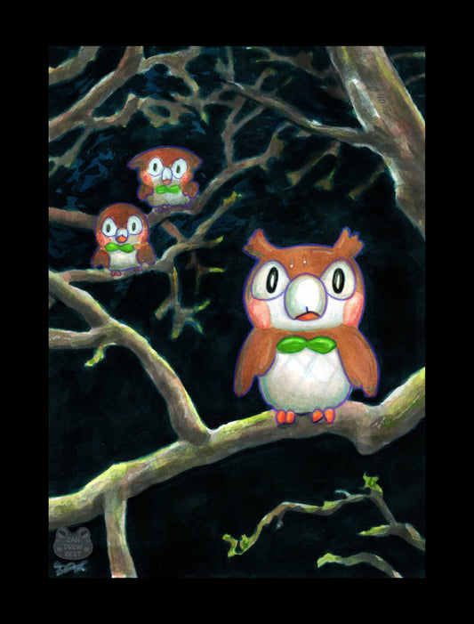 Scared Rowlets Original