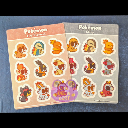 Fire Starter Sticker Sheet