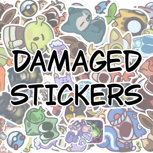 Damaged Stickers