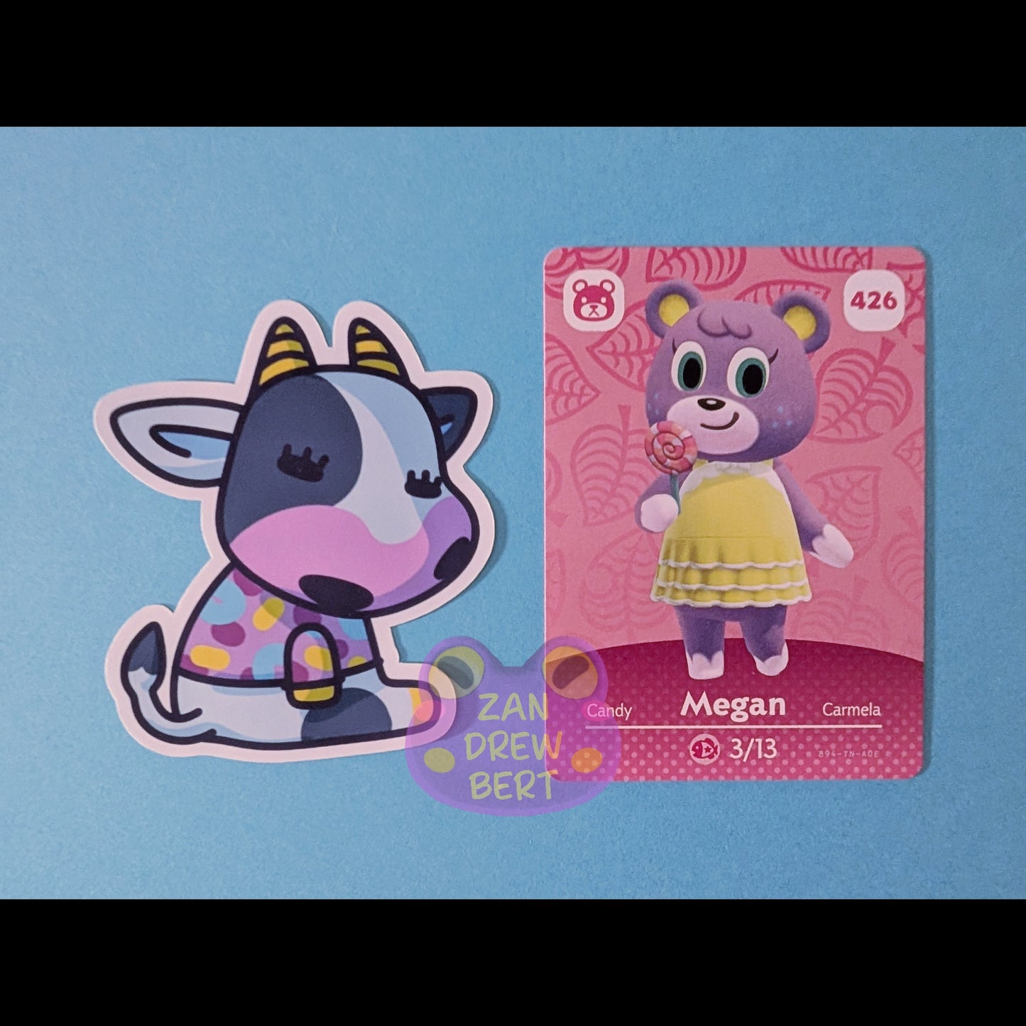 Cow Villager Stickers