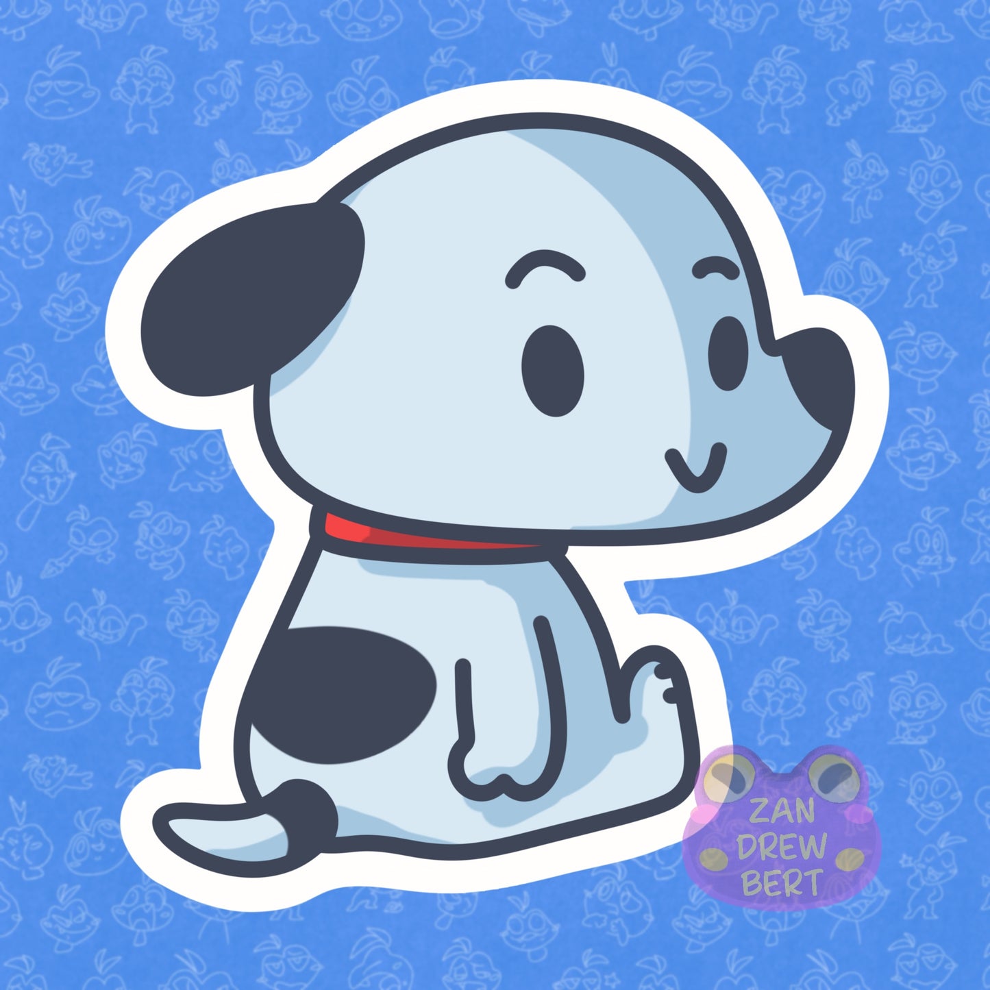 Snoopy Sit Sticker