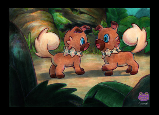 Rockruff Pups Original