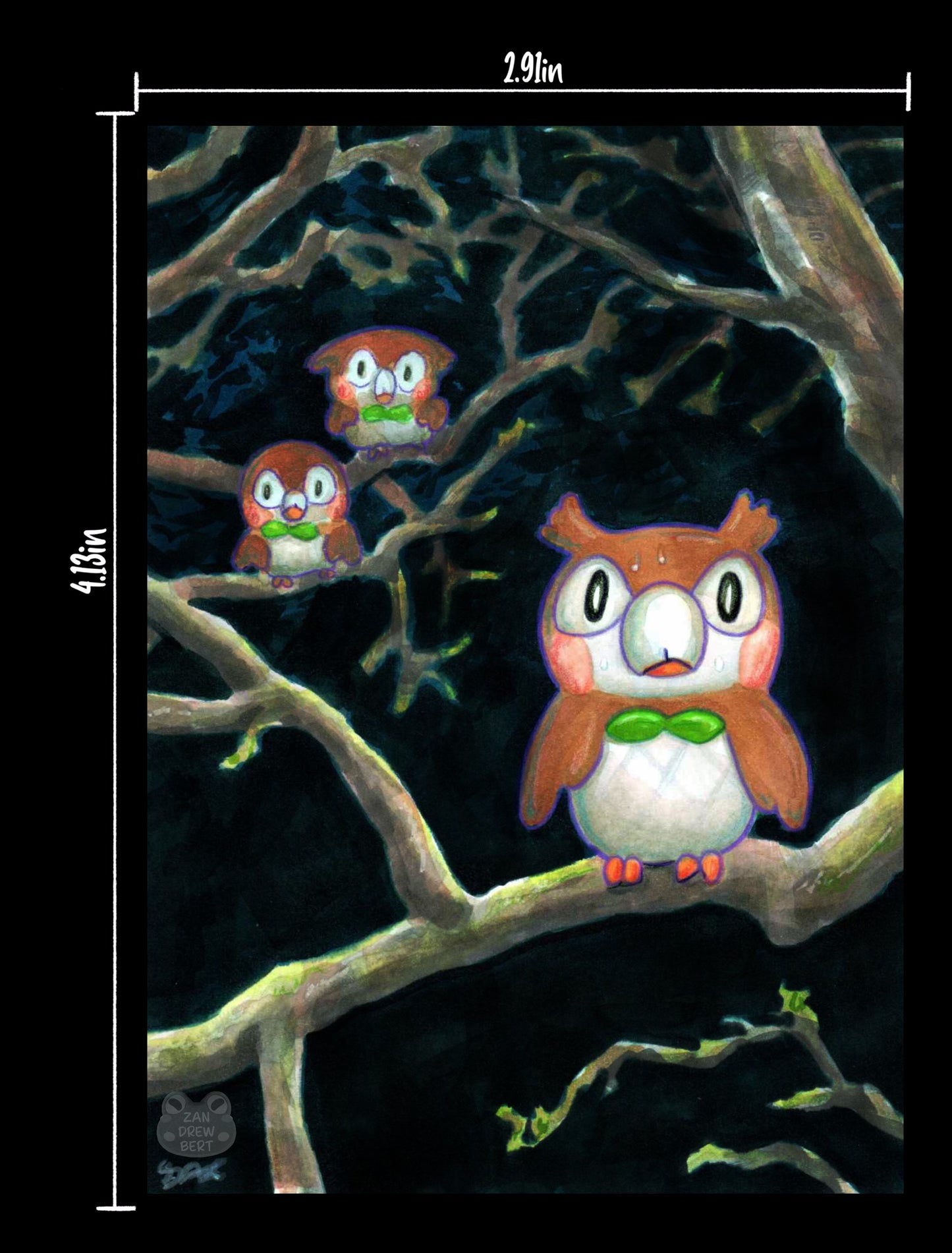 Scared Rowlets Original