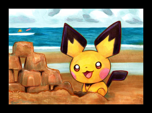 Sand Castle Pichu Original