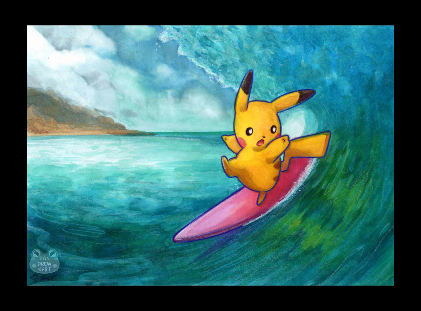 Surfing Pikachu Original